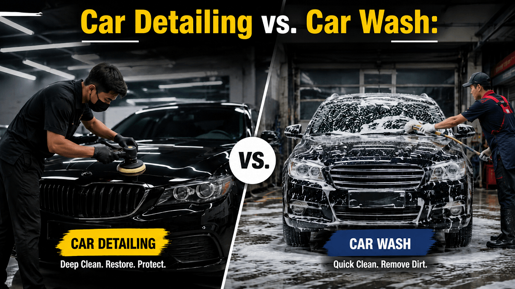 Car Detailing vs. Car Wash Singapore