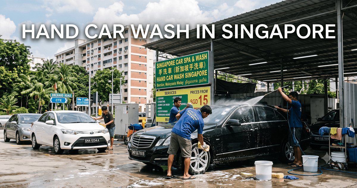 Hand Car Wash in Singapore