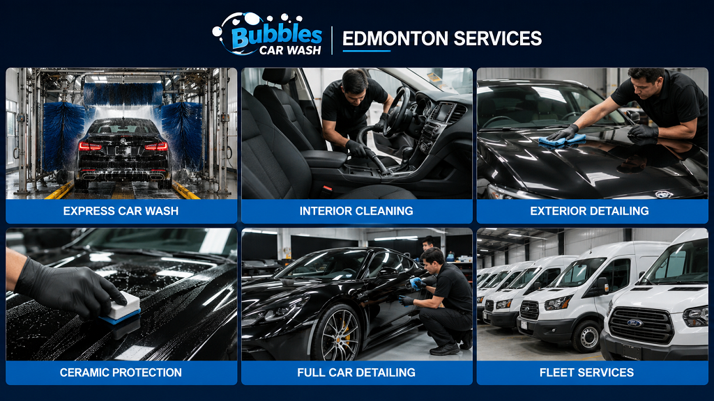 Bubbles Car Wash Edmonton Services