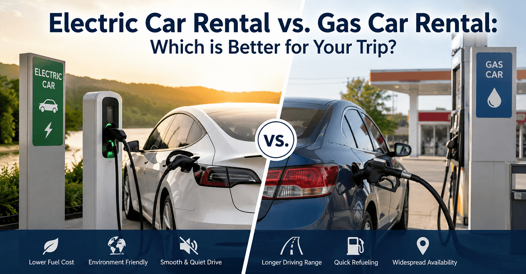 Electric Car Rental vs. Gas Car Rental